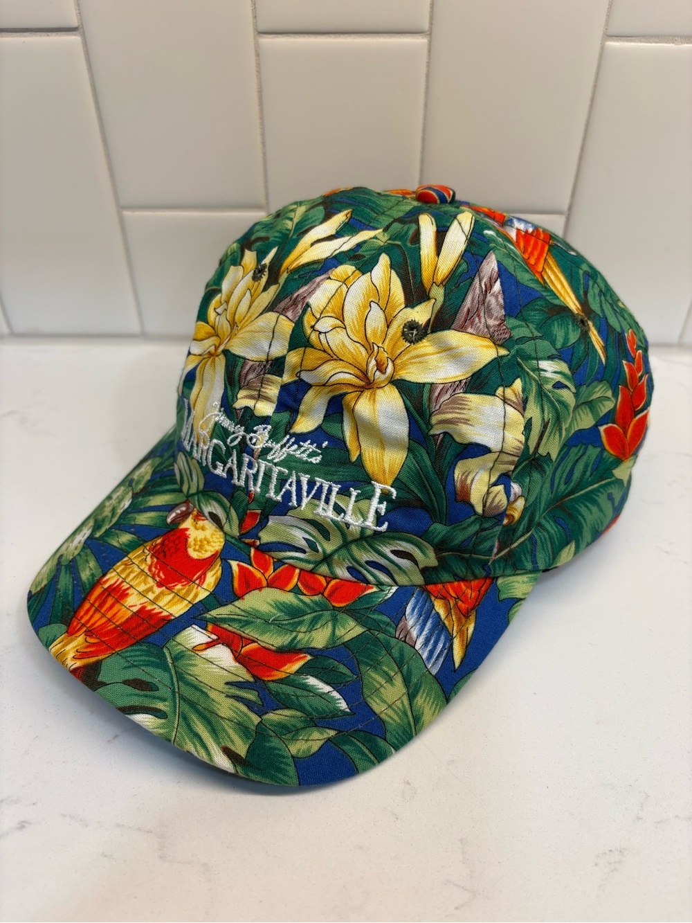 Vintage Jimmy Buffett Margaritaville Hat Universal Studios Made in USA⁠